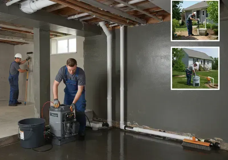 Basement Waterproofing and Flood Prevention process in Michigan Center, MI